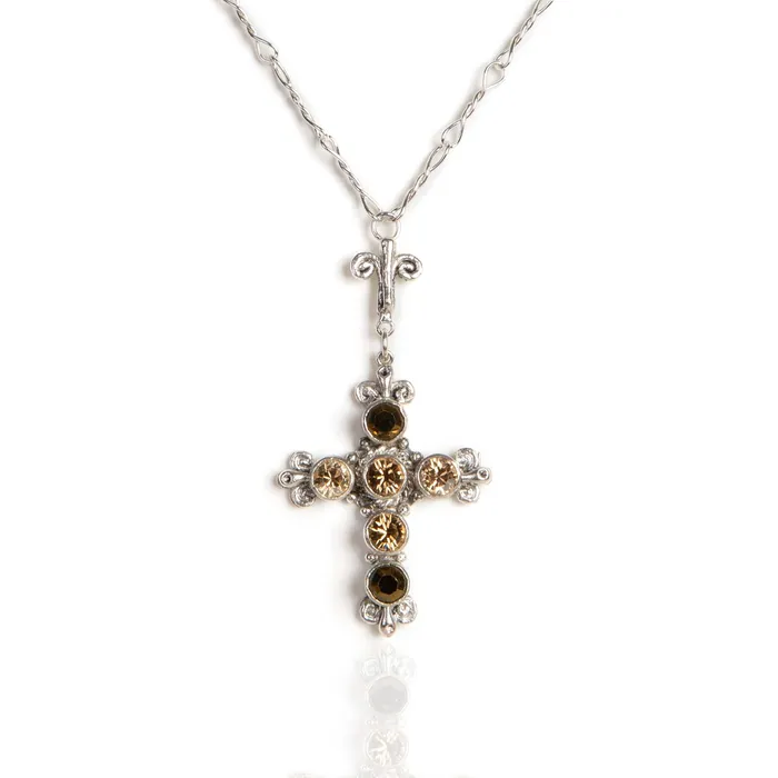 Audrey Necklace Mocha Mix Virgins Saints Angels Necklaces
