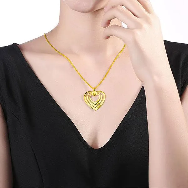 Belbren Engraved Family Heart Necklace In Sterling Silver Necklaces