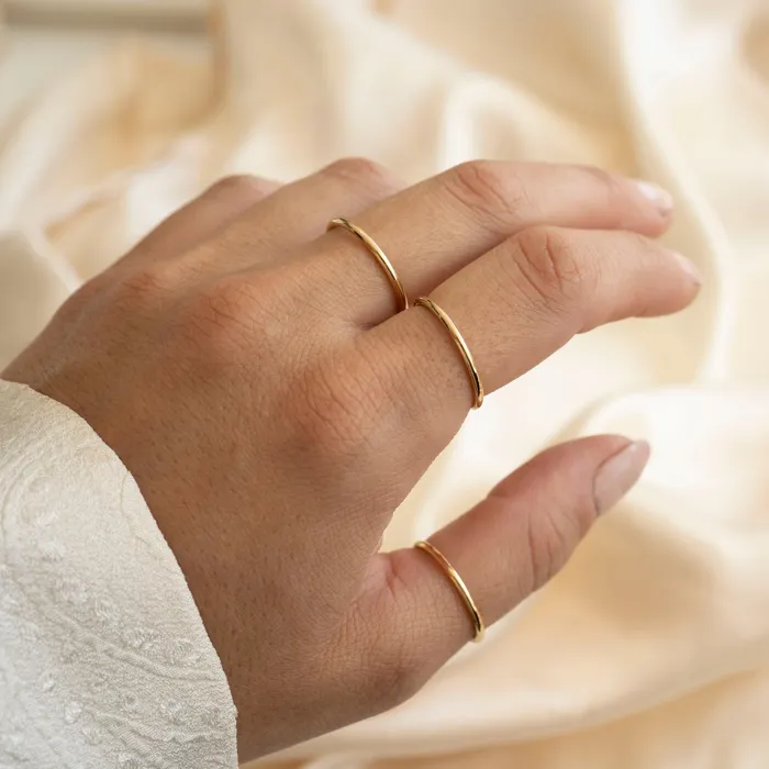 Bold Stackable Ring Set of 3 TheRoseGypsy Rings
