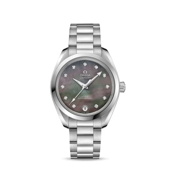 Bracelets Omega Seamaster 34mm Watch Ref 22010342057001 Tahiti Mother of Pearl Diamond Index Dial Stainless Steel Bracelet Omega Bracelets Omega Seamaster 34mm Watch Ref 22010342057001 Tahiti Mother of Pearl Diamond Index Dial Stainless Steel Bracelet Omega