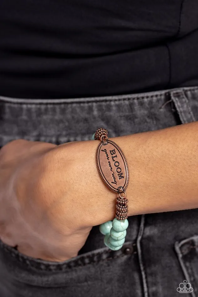 Bracelets Paparazzi Bracelet Bedouin Bloom Copper Paparazzi Jewelry