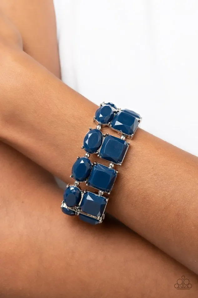 Bracelets Paparazzi Bracelet Dont Forget Your Toga Blue Paparazzi Jewelry