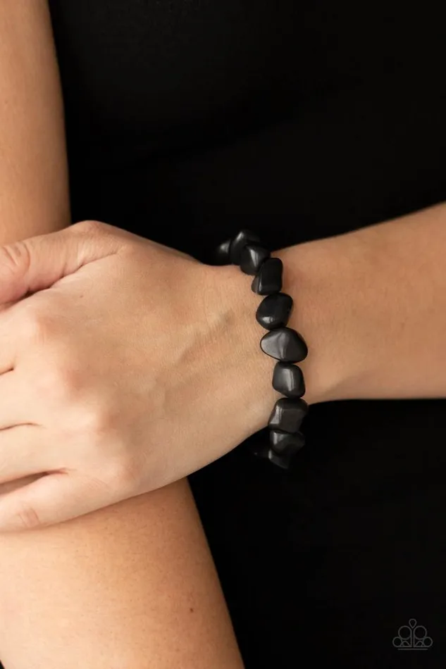Bracelets Paparazzi Bracelet Prehistoric Paradise Black Paparazzi Jewelry