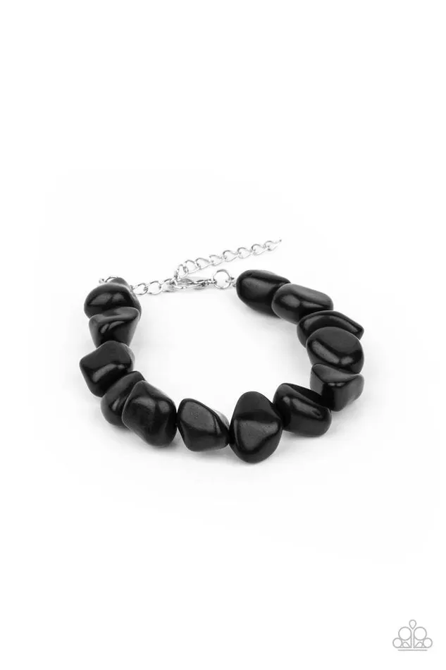 Bracelets Paparazzi Bracelet Prehistoric Paradise Black Paparazzi Jewelry