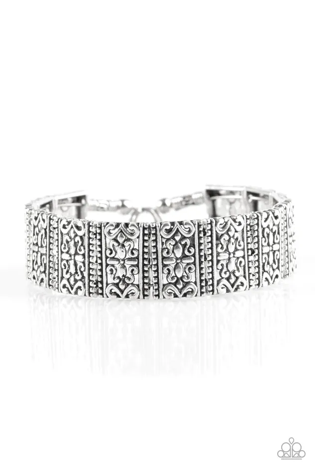 Bracelets Paparazzi Bracelet Regal Reverie Silver Paparazzi Jewelry