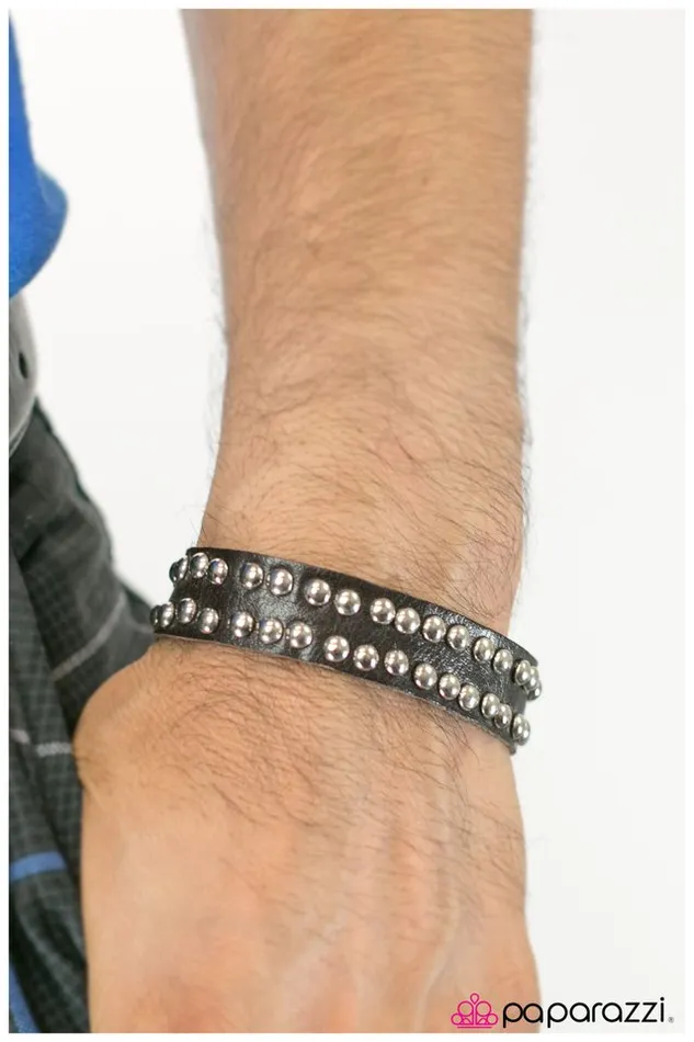 Bracelets Paparazzi Bracelet StudMuffin Brown Paparazzi Jewelry