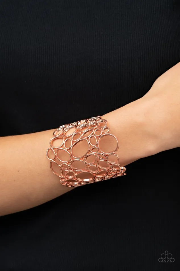 Bracelets Paparazzi Jewelry Paparazzi Bracelet All Turned Around Copper