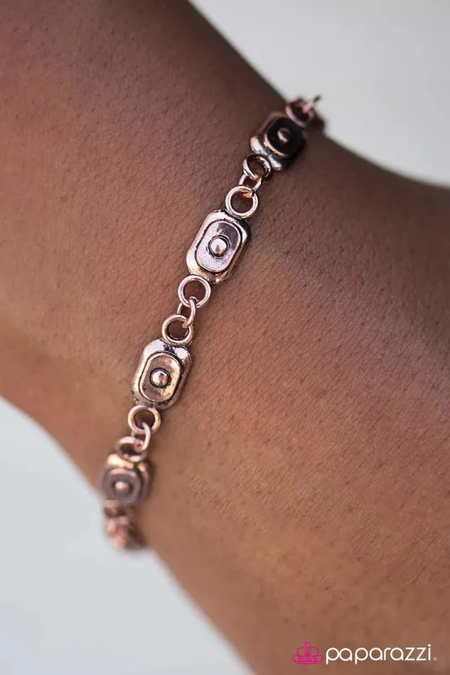 Bracelets Paparazzi Jewelry Paparazzi Bracelet Basic Training Copper