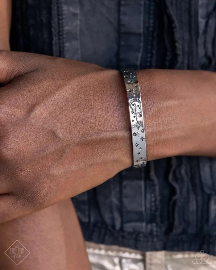 Bracelets Paparazzi Jewelry Paparazzi Bracelet Celestial Captain Silver