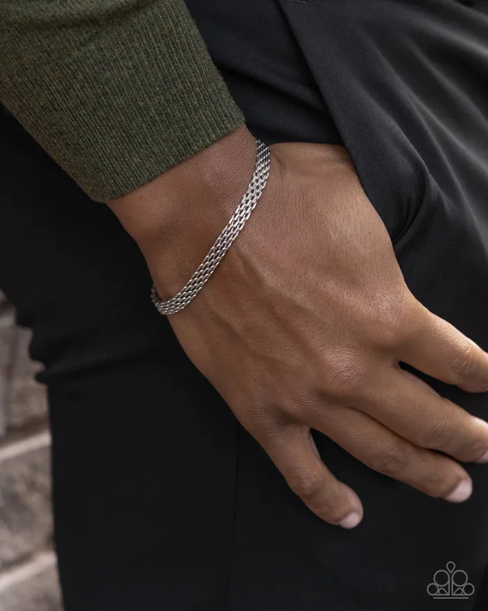 Bracelets Paparazzi Jewelry Paparazzi Bracelet Chained Constitution Silver