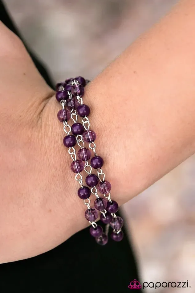 Bracelets Paparazzi Jewelry Paparazzi Bracelet Colorful Adventures Purple