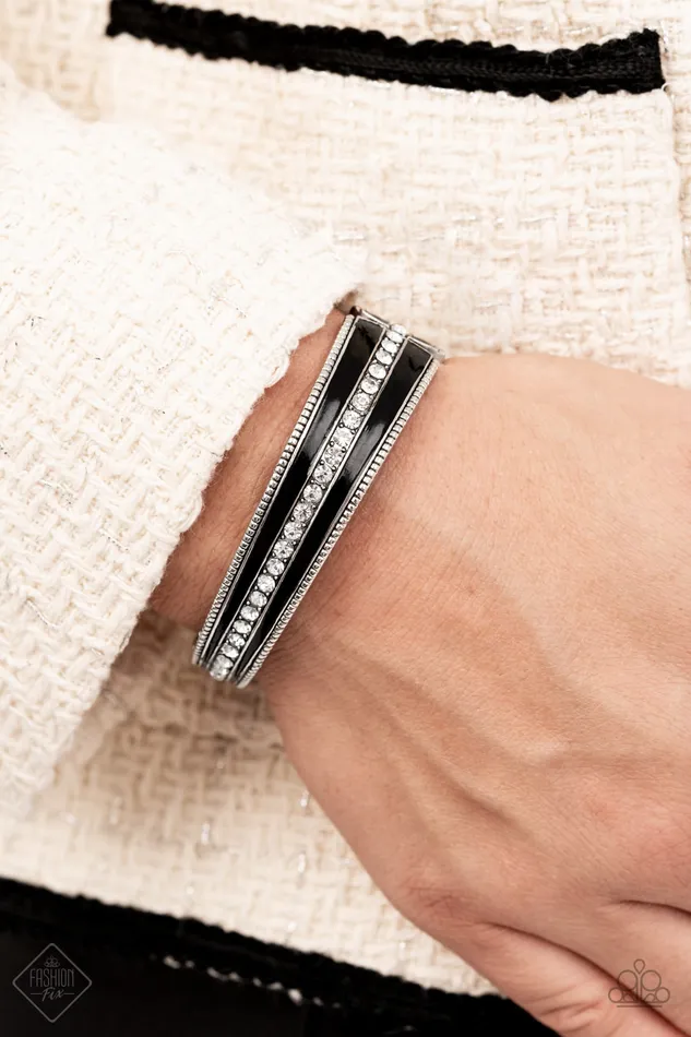 Bracelets Paparazzi Jewelry Paparazzi Bracelet Exquisitely Empirical Black