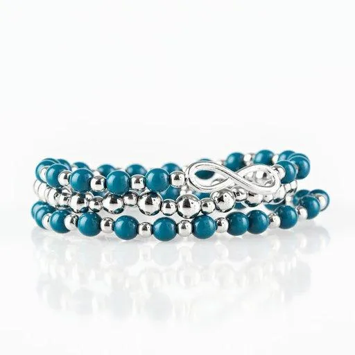 Bracelets Paparazzi Jewelry Paparazzi Bracelet Immeasurably Infinite Blue