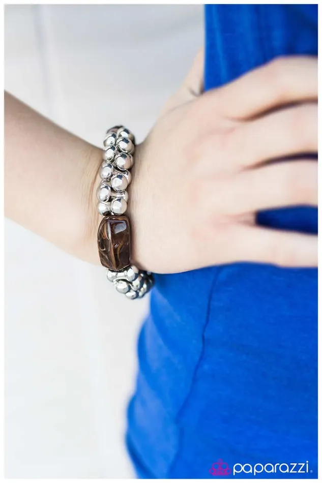 Bracelets Paparazzi Jewelry Paparazzi Bracelet Jinx Brown