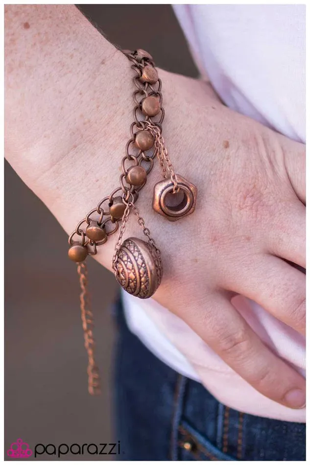 Bracelets Paparazzi Jewelry Paparazzi Bracelet Keep Me In Suspense Copper