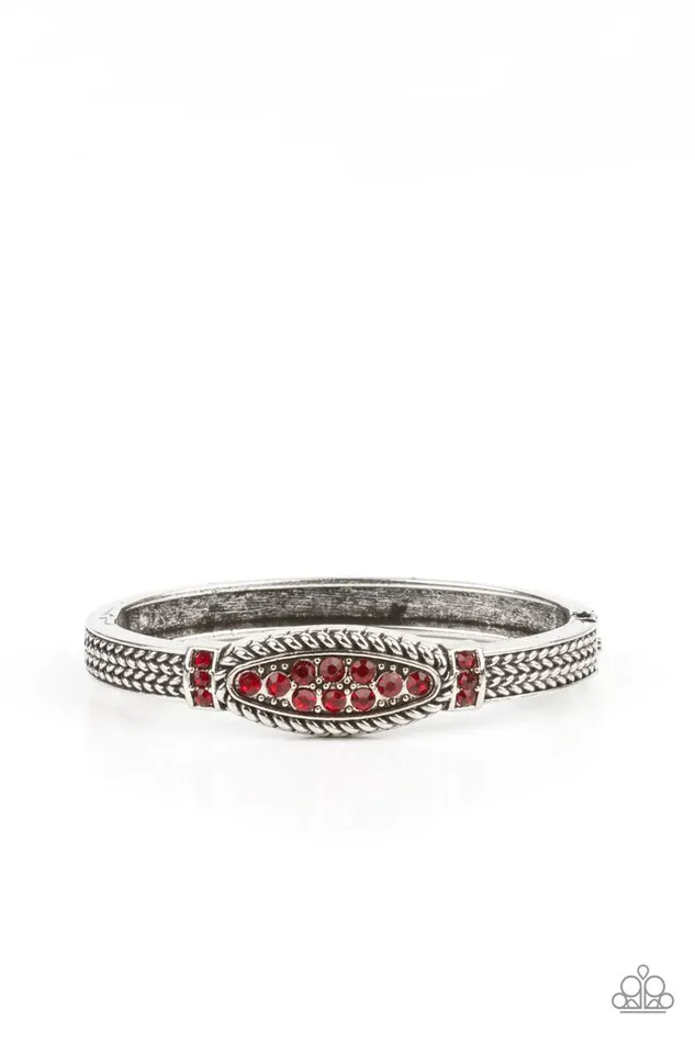 Bracelets Paparazzi Jewelry Paparazzi Bracelet Locked in Luster Red Bracelets Paparazzi Jewelry Paparazzi Bracelet Locked in Luster Red
