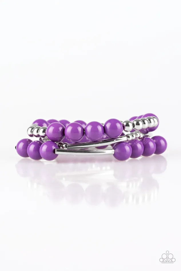 Bracelets Paparazzi Jewelry Paparazzi Bracelet New Adventures Purple