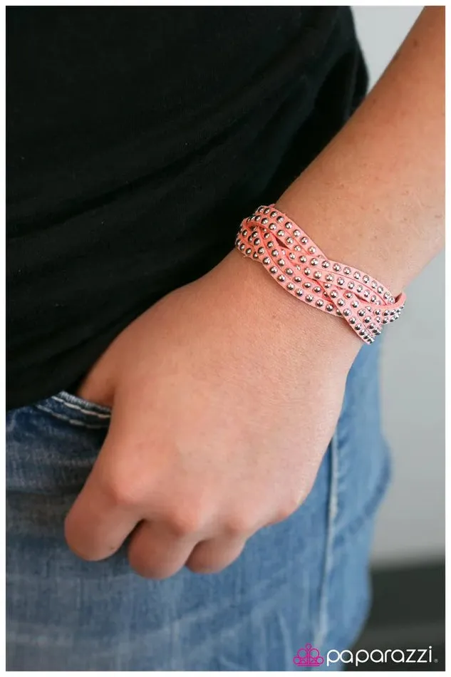 Bracelets Paparazzi Jewelry Paparazzi Bracelet Number One Stunner Pink