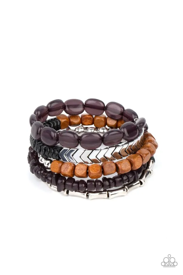 Bracelets Paparazzi Jewelry Paparazzi Bracelet Outdoor Retreat Black Bracelets Paparazzi Jewelry Paparazzi Bracelet Outdoor Retreat Black