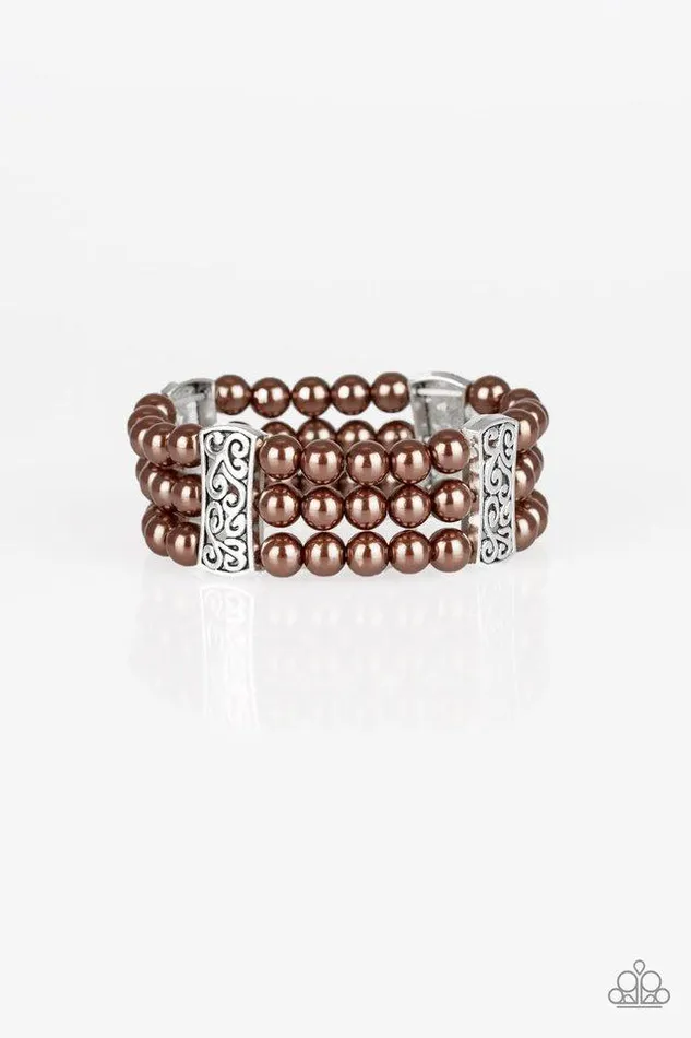 Bracelets Paparazzi Jewelry Paparazzi Bracelet Ritzy Ritz Brown