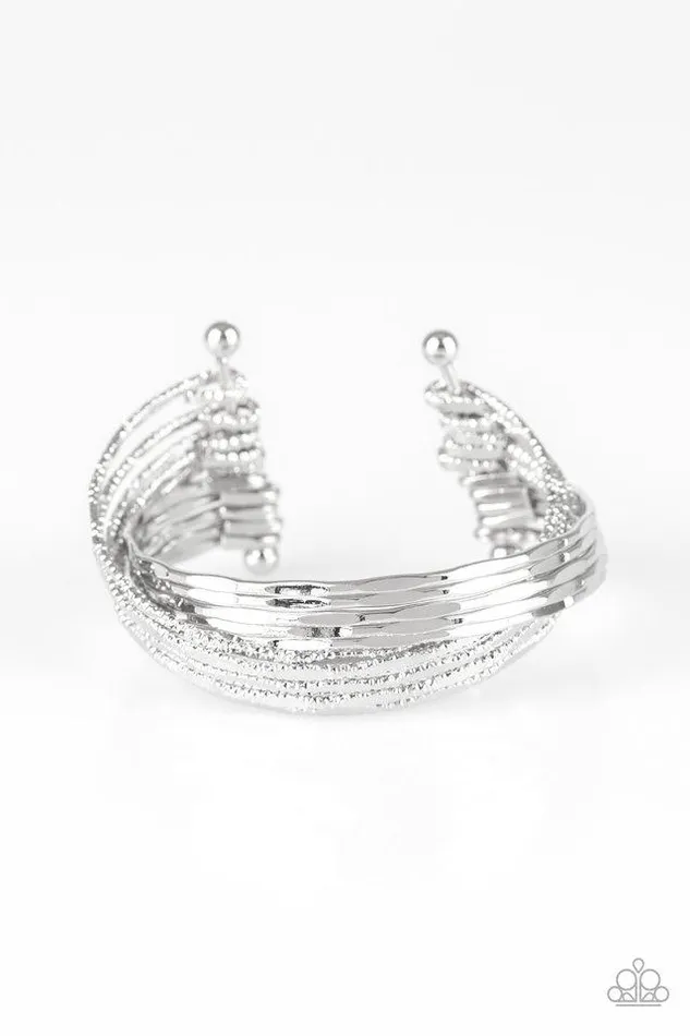 Bracelets Paparazzi Jewelry Paparazzi Bracelet See A Pattern Silver