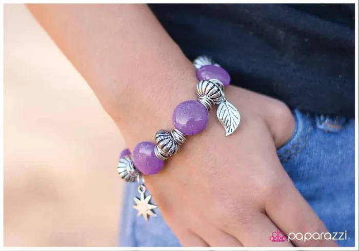 Bracelets Paparazzi Jewelry Paparazzi Bracelet Smooth Move Purple
