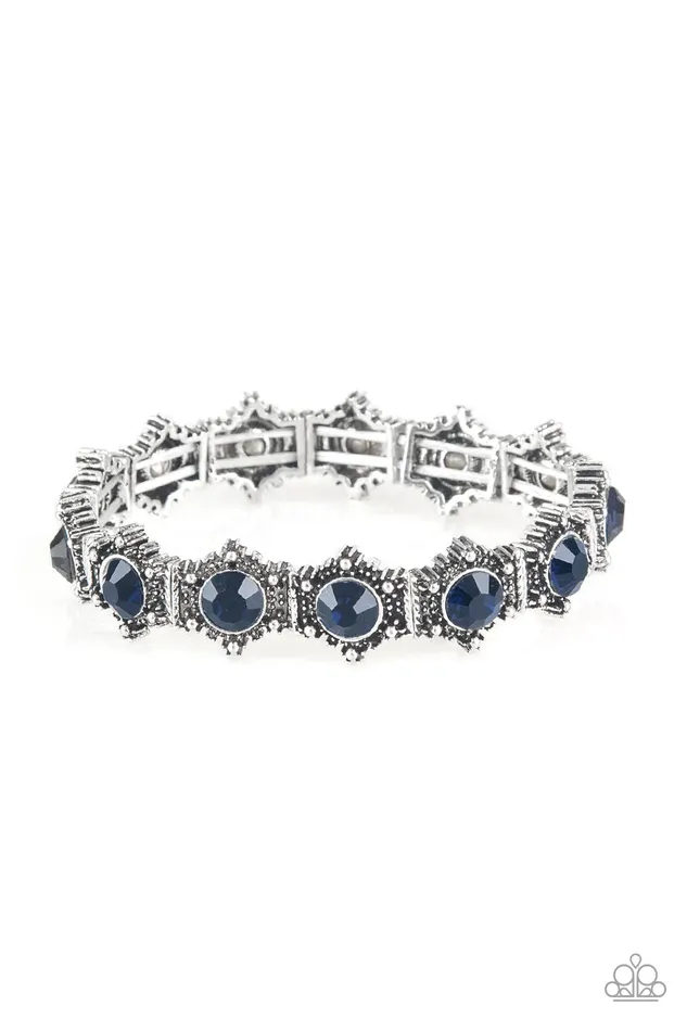 Bracelets Paparazzi Jewelry Paparazzi Bracelet Strut Your Stuff Blue