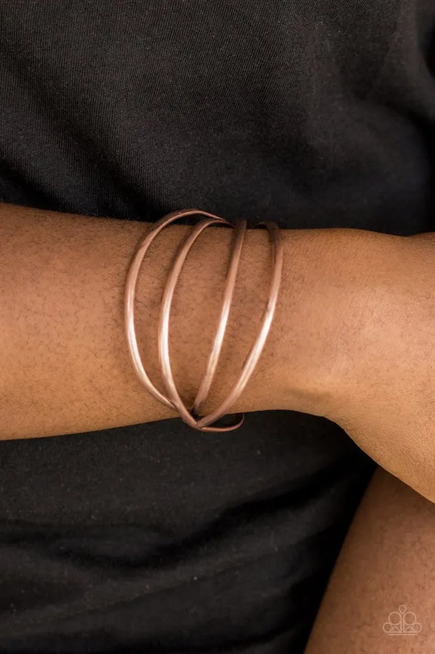 Bracelets Paparazzi Jewelry Paparazzi Bracelet Take A CATWALK Copper