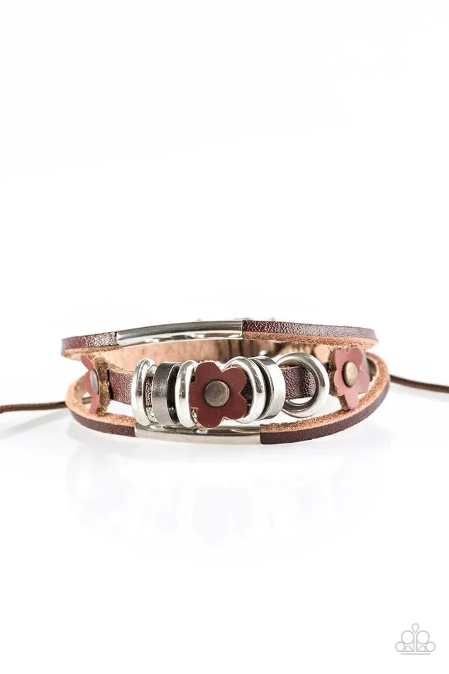 Bracelets Paparazzi Jewelry Paparazzi Bracelet Wanderlust Meadows Brown