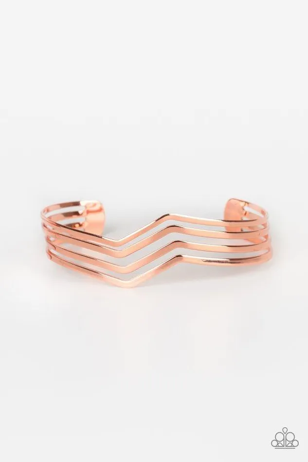 Bracelets Paparazzi Jewelry Paparazzi Bracelet Waverunner Copper