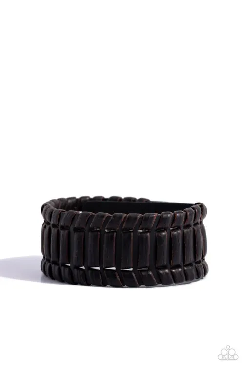 Bracelets Paparazzi Jewelry Paparazzi Bracelet Western WRAPture Black Bracelets Paparazzi Jewelry Paparazzi Bracelet Western WRAPture Black
