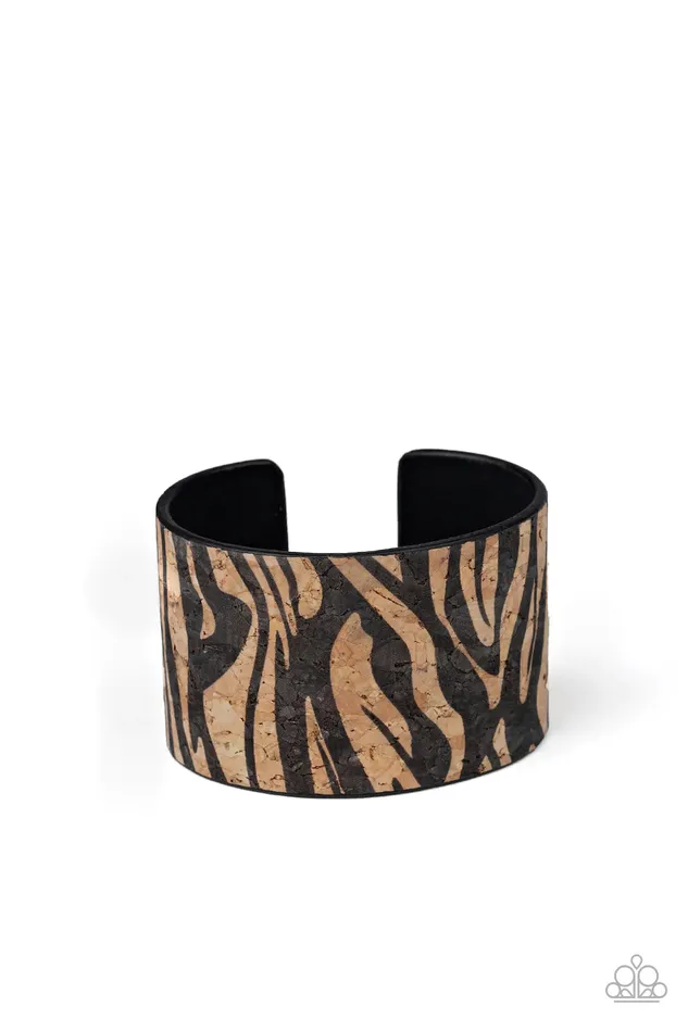 Bracelets Paparazzi Jewelry Paparazzi Bracelet Zebra Zone Black