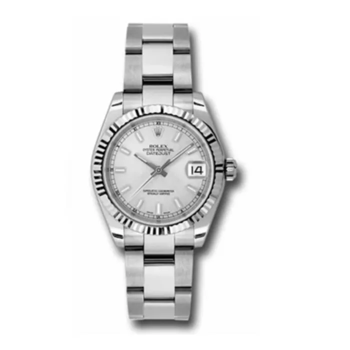 Bracelets Rolex Rolex Datejust 31mm Ref 1782740025 Silver Dial Stainless steel Oyster Bracelet Womens Watch