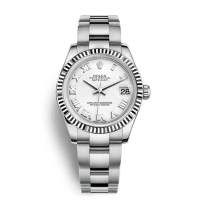 Bracelets Rolex Rolex Datejust 31mm Ref 1782740082 White Roman Dial Stainless Steel Oyster Bracelet Womens Watch Bracelets Rolex Rolex Datejust 31mm Ref 1782740082 White Roman Dial Stainless Steel Oyster Bracelet Womens Watch