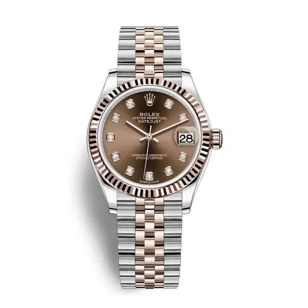 Bracelets Rolex Rolex Datejust 31mm Ref 2782710028 Chocolate Diamond Dial Two Tone Stainless Steel 18K Rose Gold Jubilee Bracelet Womens Watch Bracelets Rolex Rolex Datejust 31mm Ref 2782710028 Chocolate Diamond Dial Two Tone Stainless Steel 18K Rose Gold Jubilee Bracelet Womens Watch