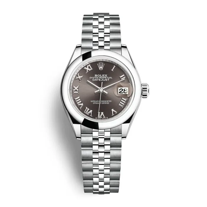 Bracelets Rolex Rolex LadyDatejust 28mm Ref 2791600011 Grey Roman Dial Stainless Steel Jubilee Bracelet Womens Watch Bracelets Rolex Rolex LadyDatejust 28mm Ref 2791600011 Grey Roman Dial Stainless Steel Jubilee Bracelet Womens Watch