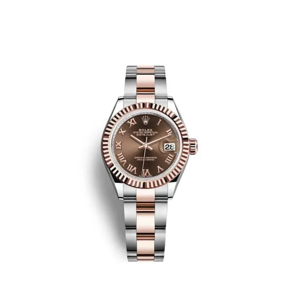 Bracelets Rolex Rolex LadyDatejust 28mm Ref 2791710010 Chocolate Roman Dial Two Tone Stainless Steel 18K Rose Gold Oyster Bracelet Womens Watch Bracelets Rolex Rolex LadyDatejust 28mm Ref 2791710010 Chocolate Roman Dial Two Tone Stainless Steel 18K Rose Gold Oyster Bracelet Womens Watch