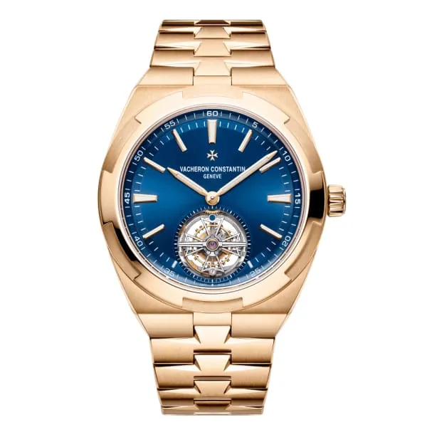 Bracelets Vacheron Constantin Vacheron Constantin Overseas 425mm Ref 6000V110RB733 Blue Index Dial 18K Rose Gold Bracelet Bracelets Vacheron Constantin Vacheron Constantin Overseas 425mm Ref 6000V110RB733 Blue Index Dial 18K Rose Gold Bracelet