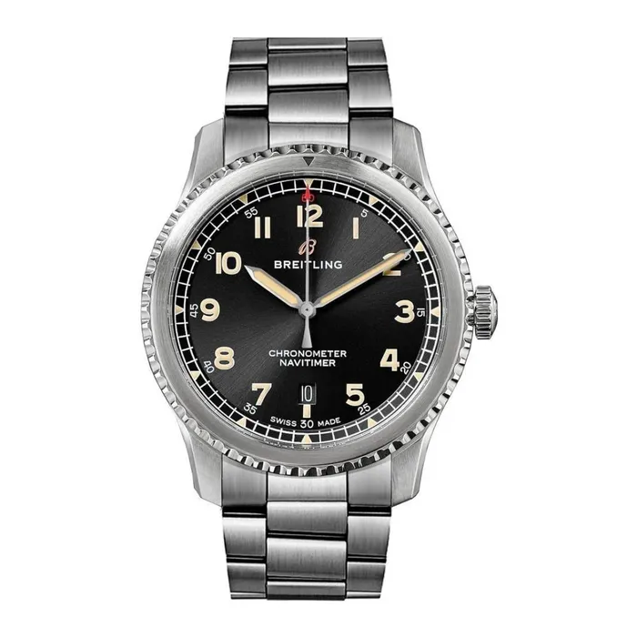 Breitling Bracelets Breitling Aviator 8 Automatic 41 mm Stainless Steel bracelet Black dial Mens Watch A17315101B1A1 Breitling Bracelets Breitling Aviator 8 Automatic 41 mm Stainless Steel bracelet Black dial Mens Watch A17315101B1A1