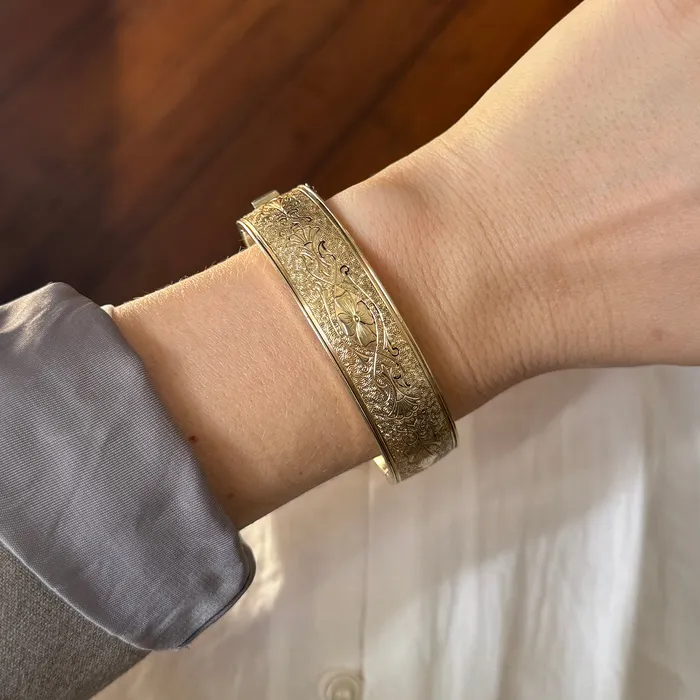 Croghans PreStyled Sets Victorian Taille dEpargn GoldFilled Bangle