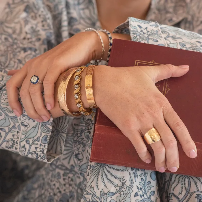 Croghans Rings Personalized 14K Gold Cypher Ring