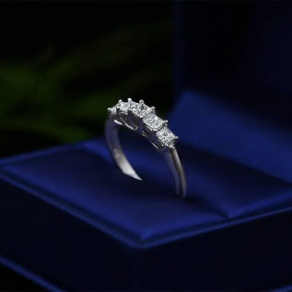 Diamond Source NYC Rings Charming HalfWay Wedding Diamond Ring DS456729