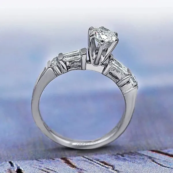 Diamond Source NYC Rings Engagement Ring features 103ct of Diamonds ENG8500