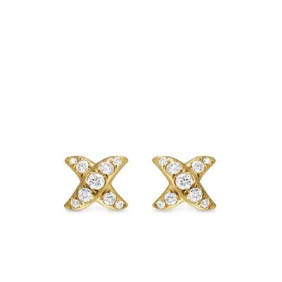 Earrings David Yurman David Yurman 6mm Crossover X Stud Earrings