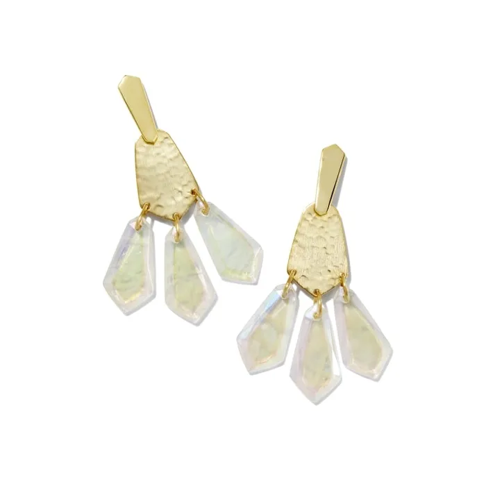 Earrings Kendra Scott Loris Statement Dangle Earrings Gold Kendra Scott