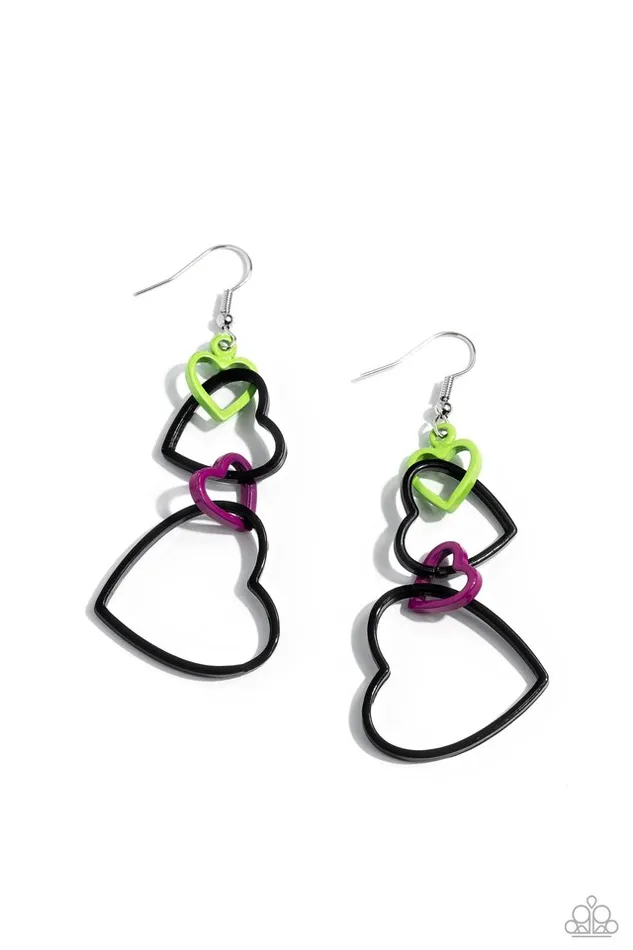 Earrings Paparazzi Earring Cascading Crush Black Paparazzi Jewelry Earrings Paparazzi Earring Cascading Crush Black Paparazzi Jewelry