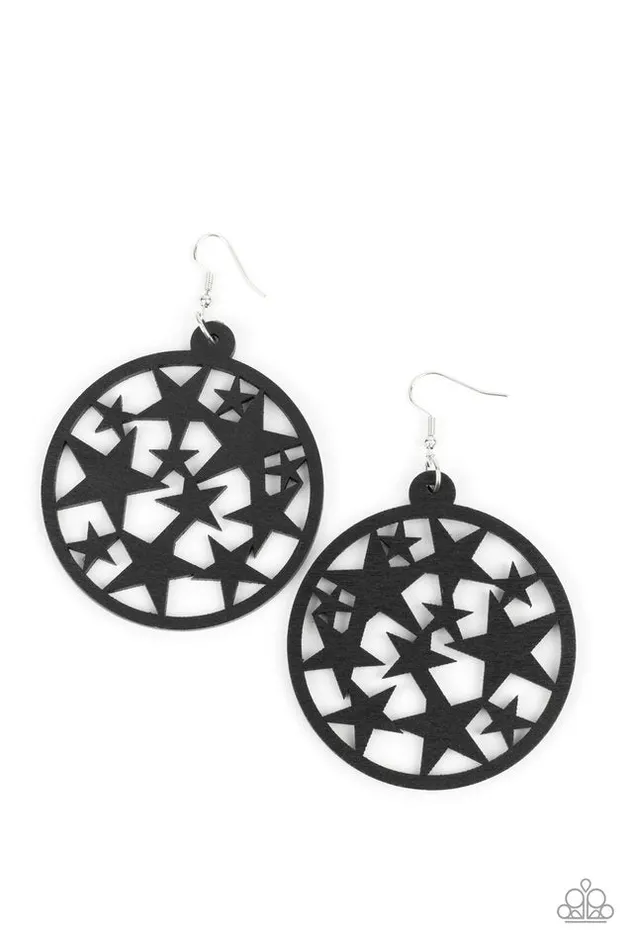 Earrings Paparazzi Earring Cosmic Paradise Black Paparazzi Jewelry Earrings Paparazzi Earring Cosmic Paradise Black Paparazzi Jewelry