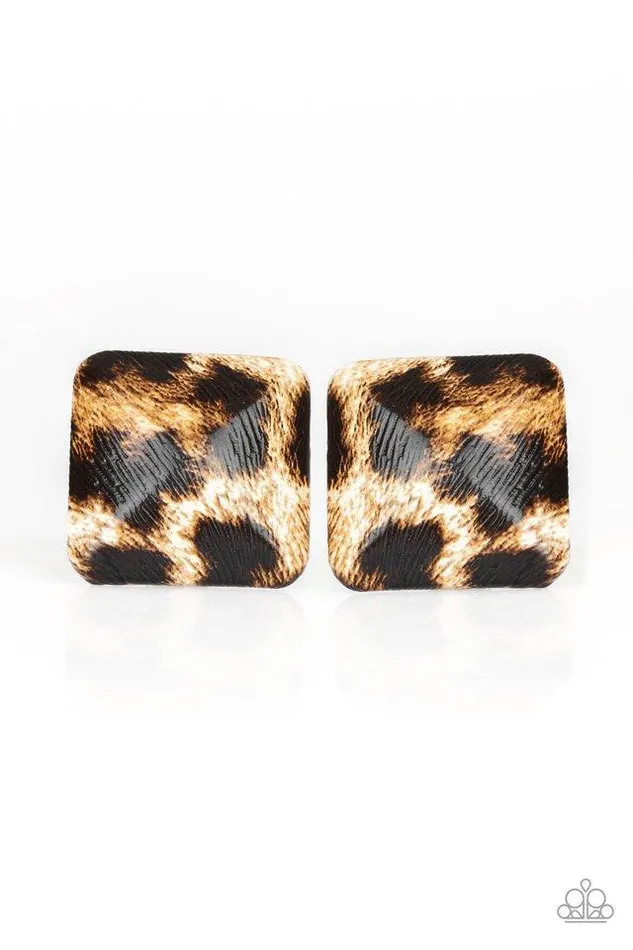 Earrings Paparazzi Earring Making HISStory Brown Paparazzi Jewelry