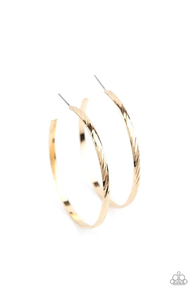Earrings Paparazzi Earring Reporting for Duty Gold Paparazzi Jewelry Earrings Paparazzi Earring Reporting for Duty Gold Paparazzi Jewelry