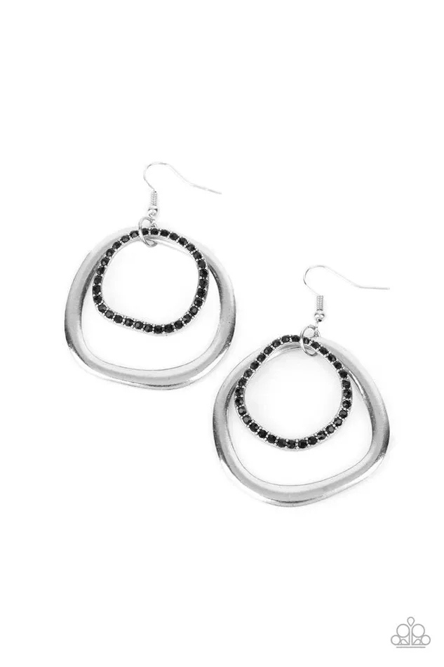 Earrings Paparazzi Earring Spinning With Sass Black Paparazzi Jewelry Earrings Paparazzi Earring Spinning With Sass Black Paparazzi Jewelry